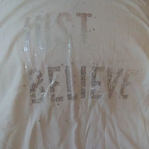 "Just believe" holiday t-shirt